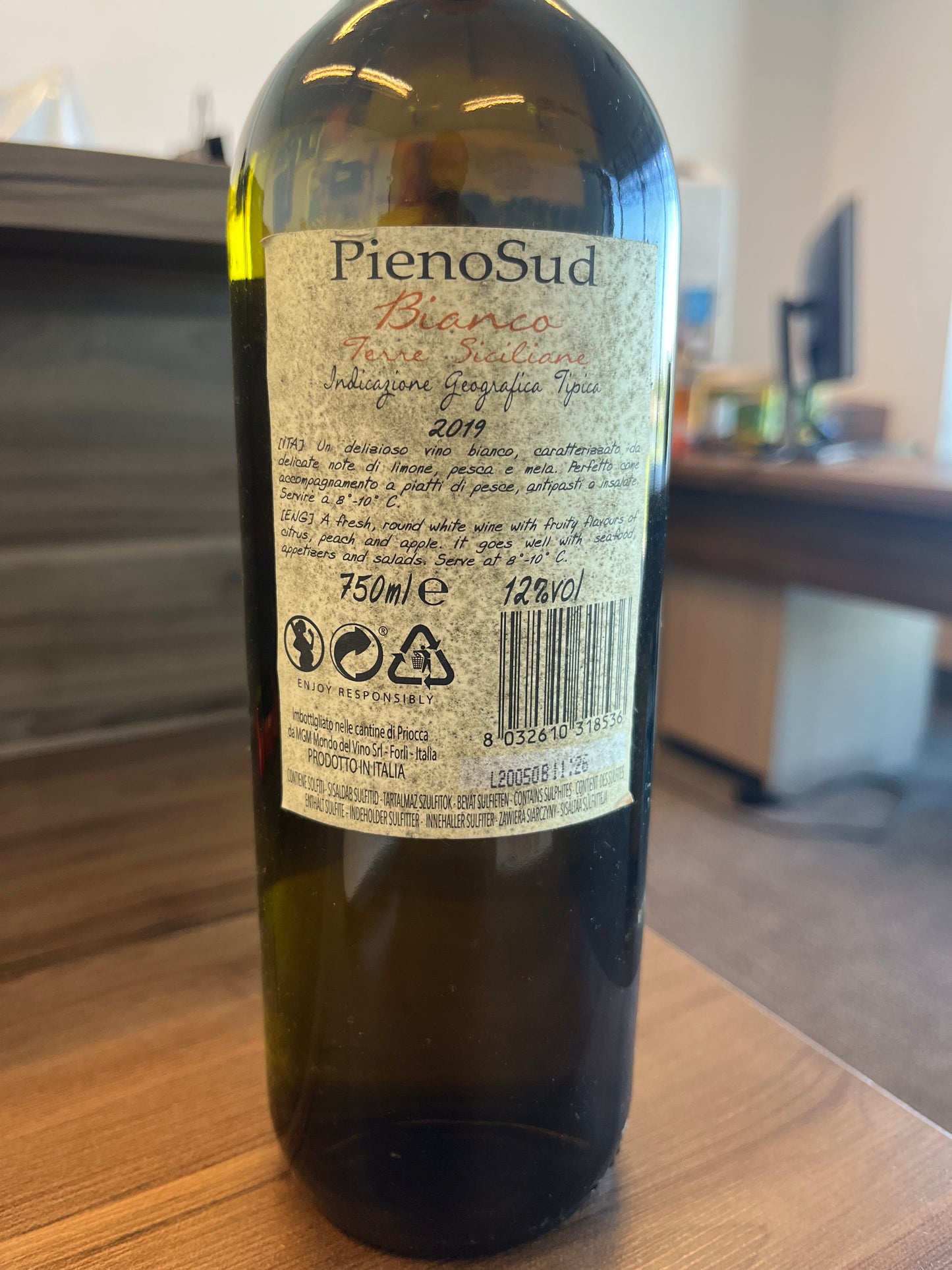 Pieno Sud Bianco 2019