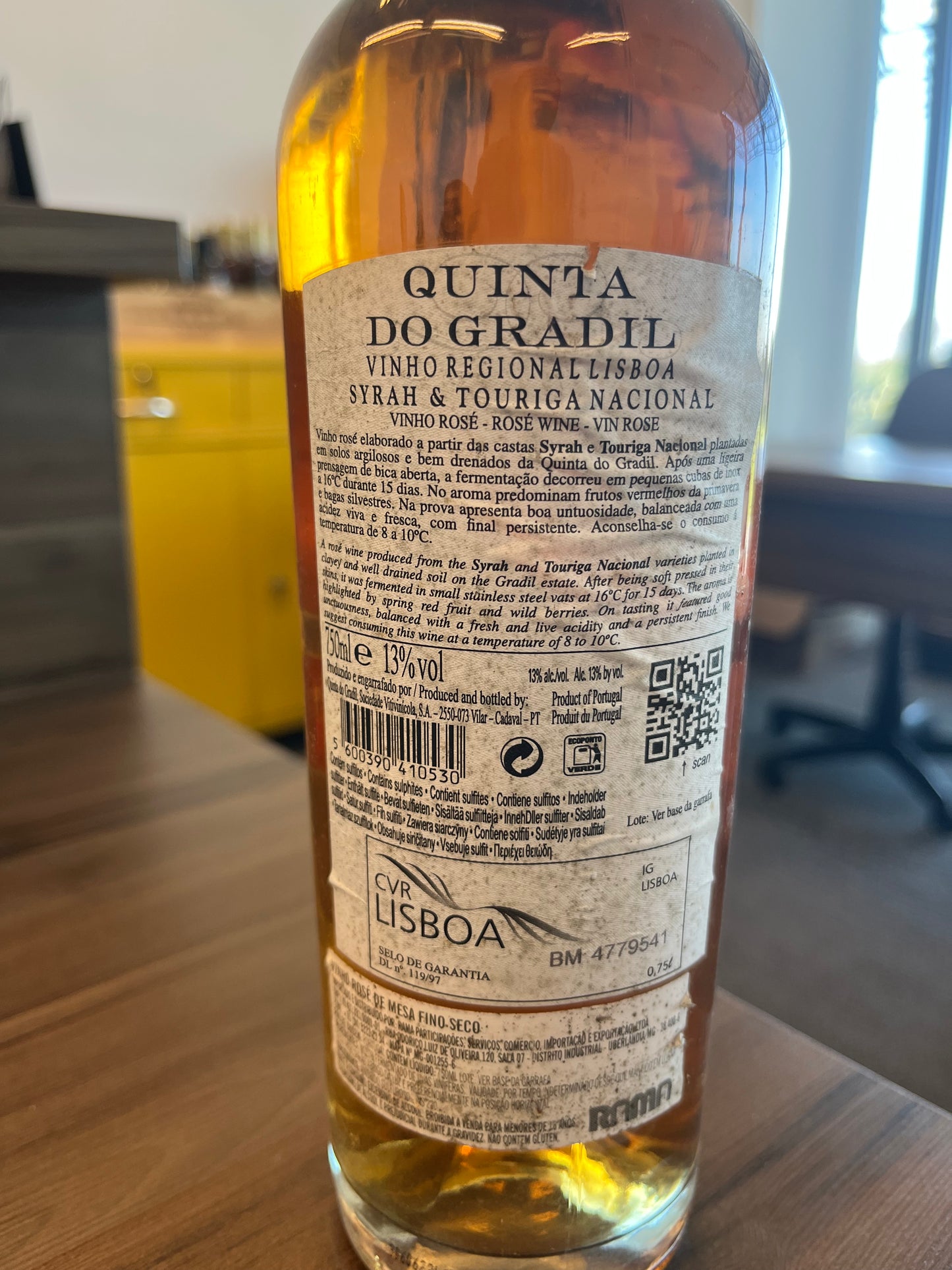 Quinta do Gradil Syrah - Touriga Nacional Rosé 2018