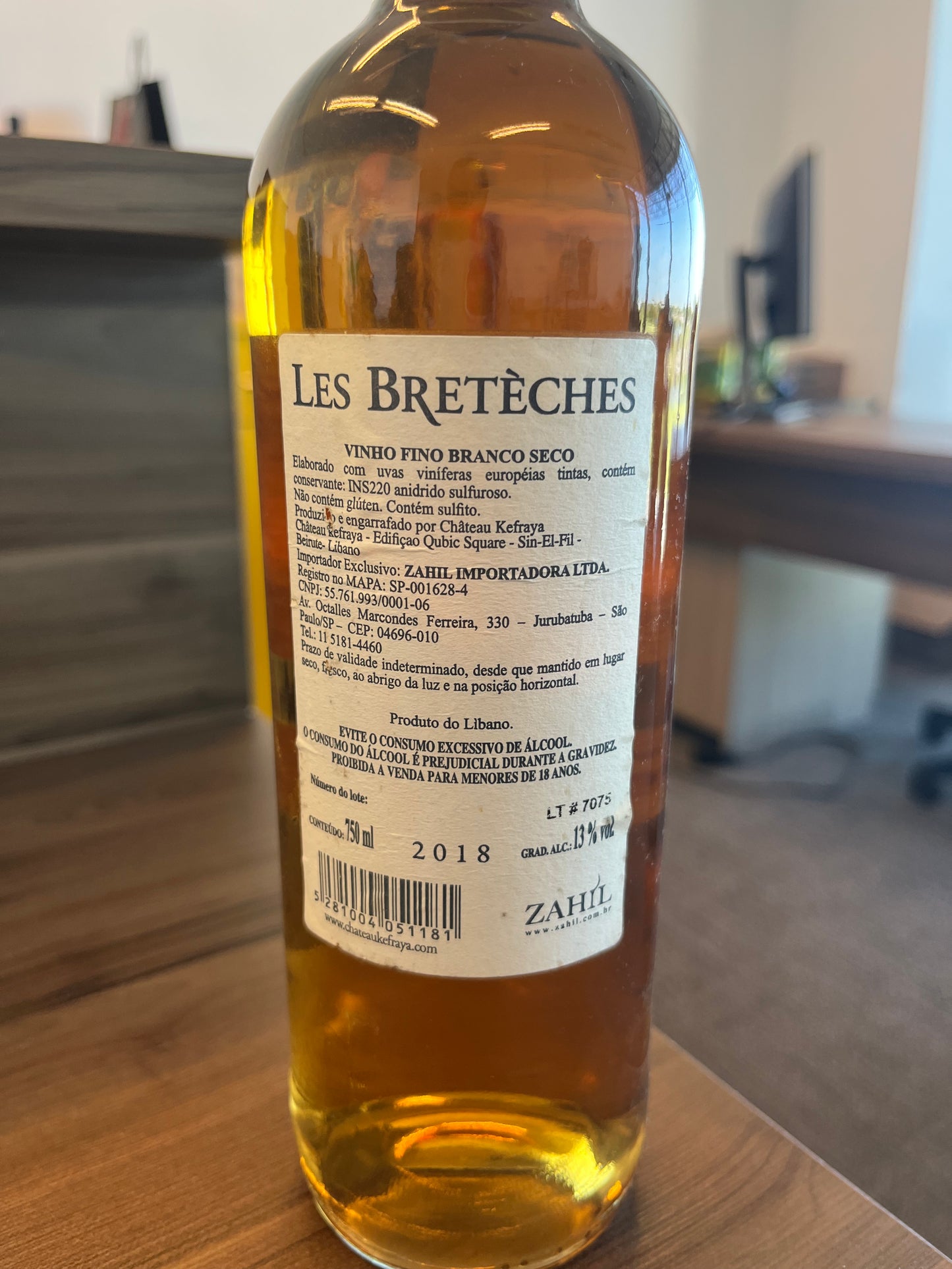 Château Kefraya Les Bretèches Branco 2018